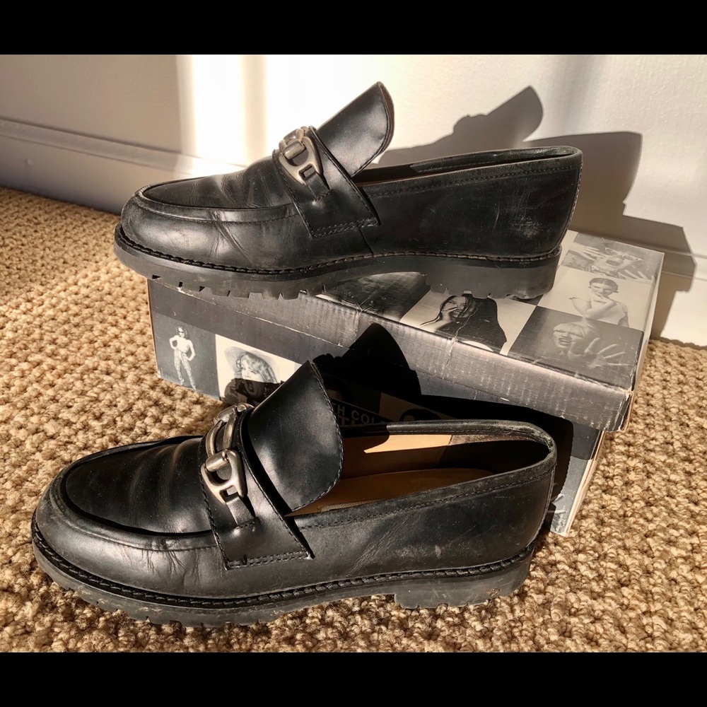 Kenneth Cole Reaction Lug sole Black Loafers